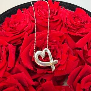 Tiffany & Co Paloma Picasso Loving Heart Sterling Silver Necklace